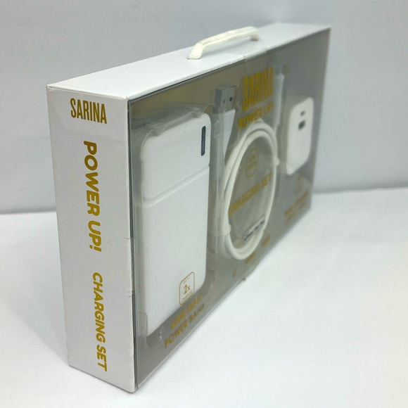 SARINA POWER UP, CHARGING SET, MADE FOR iPhone, iPad, iPod, 6000 MAH POWER BANK - Picture 4 of 12
